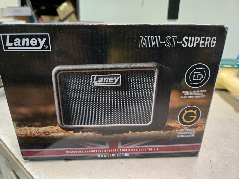 Laney Supergroup Mini-St-SuperG Battery-Powered Stereo Guitar Combo Amplifier