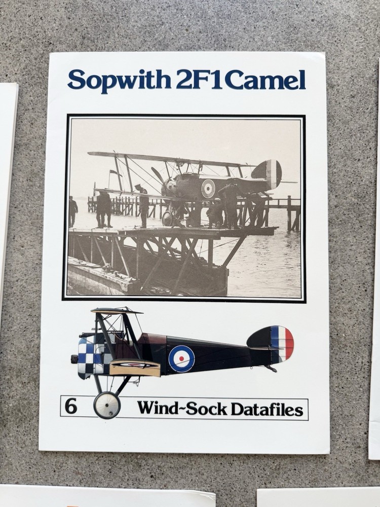 Windsock Datafiles Early WWI Aircraft Issues #5-8 & #37 technical drawings