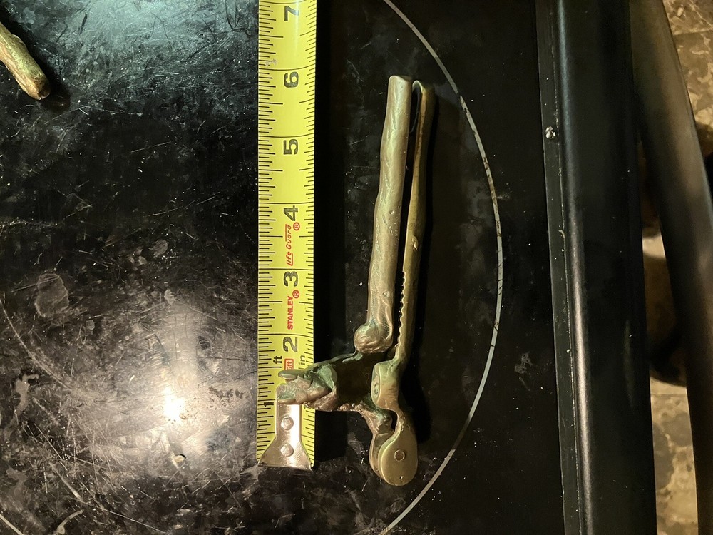 Antique Squirrel Brass Nutcracker