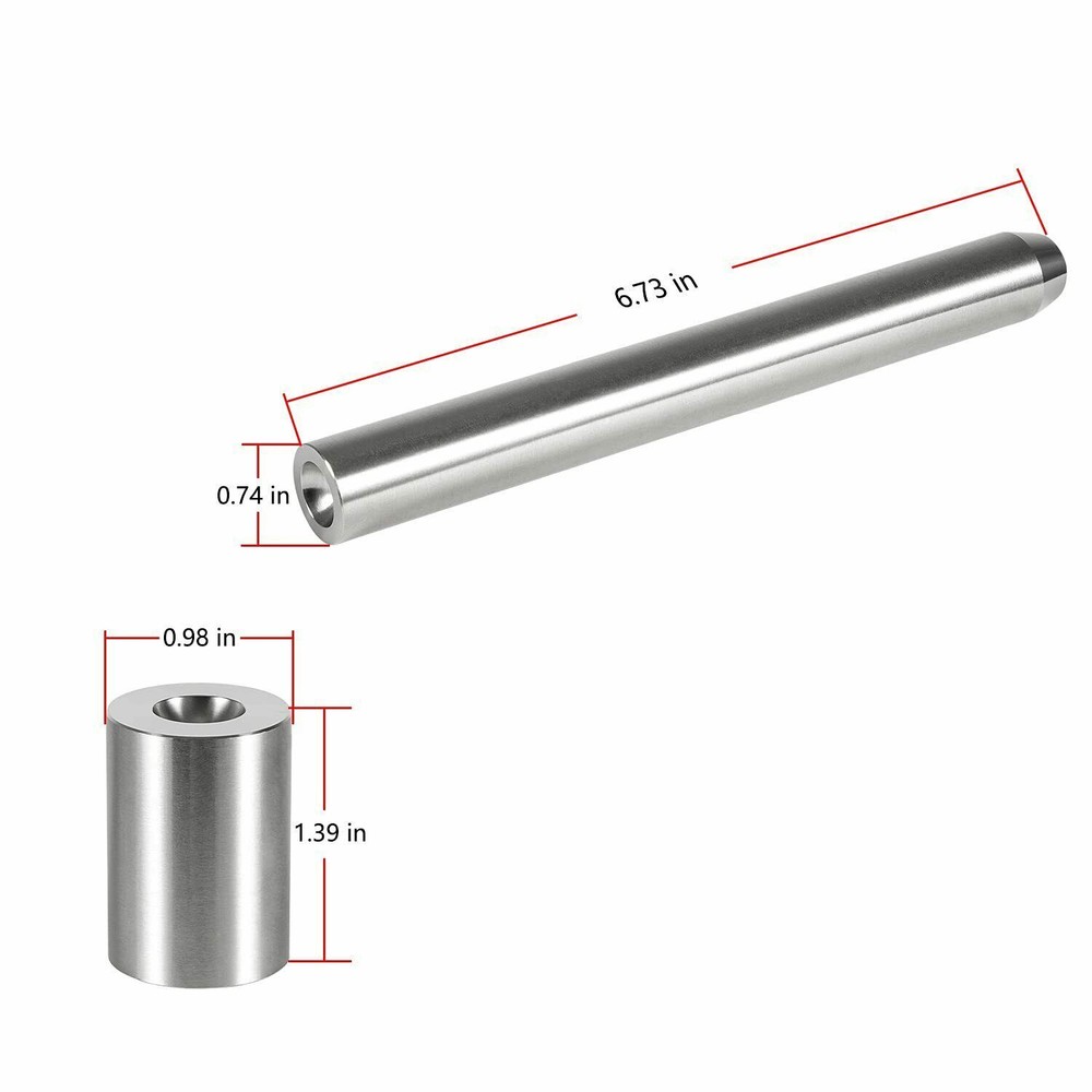 Blacksmith Rivet Doming Tool Set Top + Bottom 1/4" Heavy-Duty Blacksmith Tool