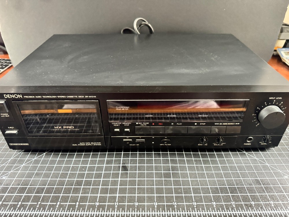 DENON DR-M12HX CASSETTE DECK | TESTED AND WORKING