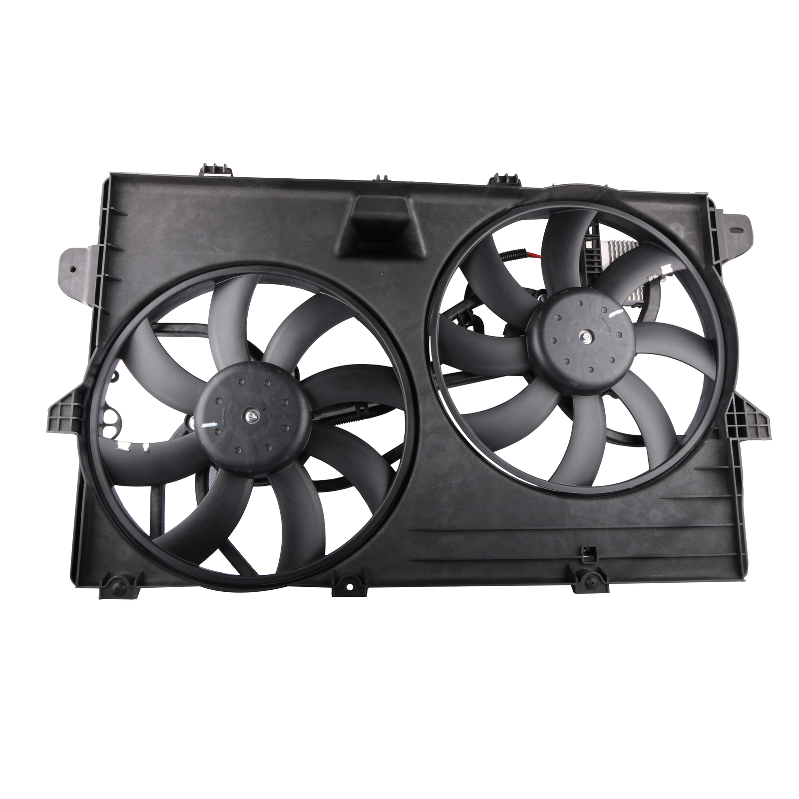 Dual Condenser Radiator Cooling Fan Assembly For Ford Edge Lincoln MKX 3.5L 3.7L