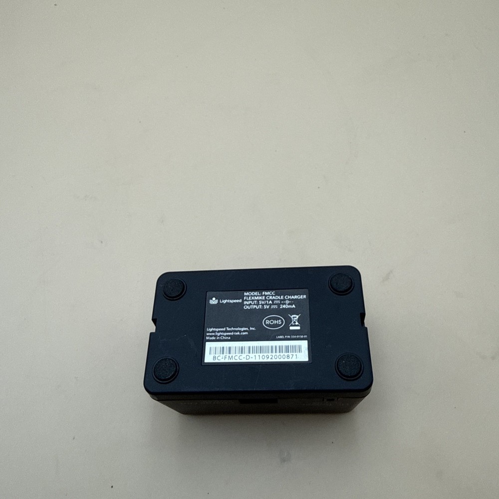 LightSpeed FlexMike Charging Station FMCC NO Power Adapter