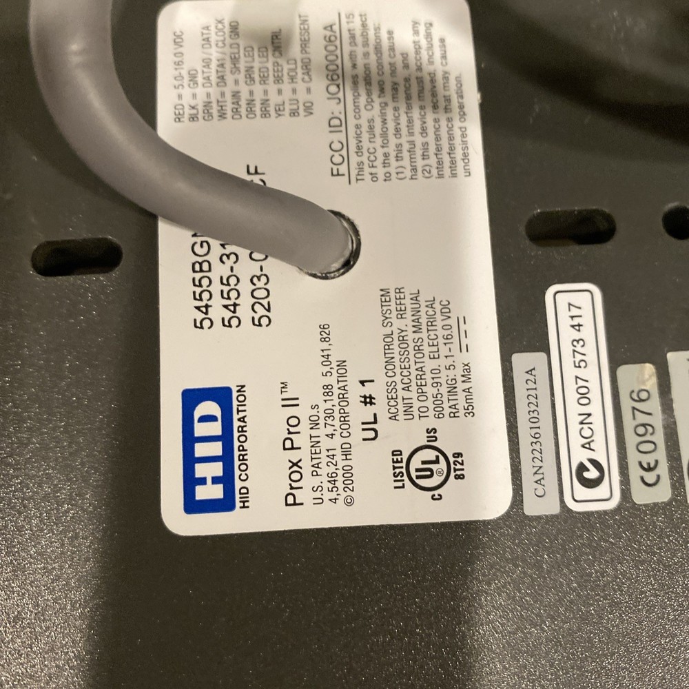 HID 5455BGN00 ProxPro II Proximity Card Reader