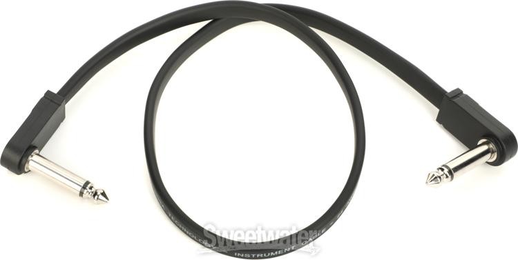 Hosa CFP-118 Flat Guitar Patch Cable - 18"