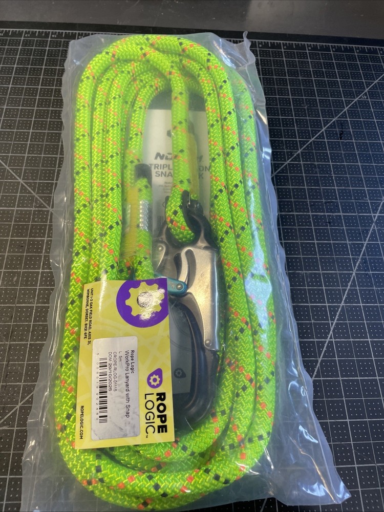 Rope Logic WorkPro Lanyard with Snap 5m