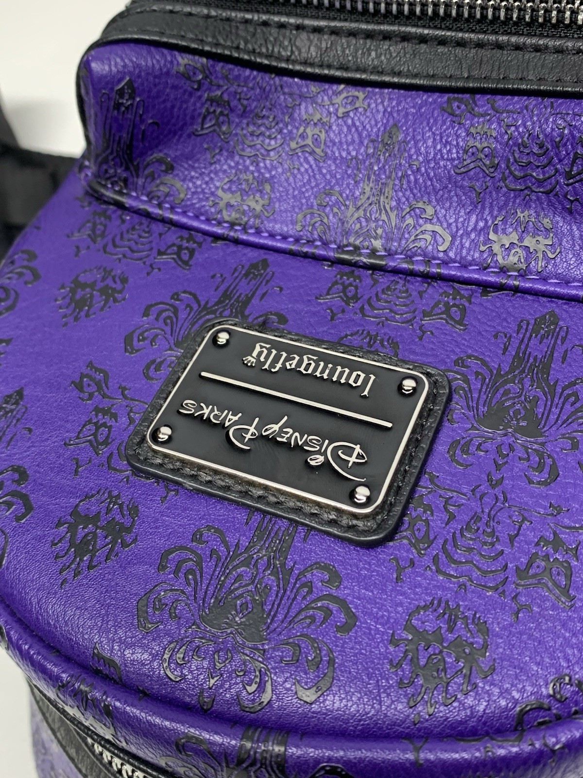 Rare Loungefly Disney Haunted Mansion Purple Backpack Amazing Condition