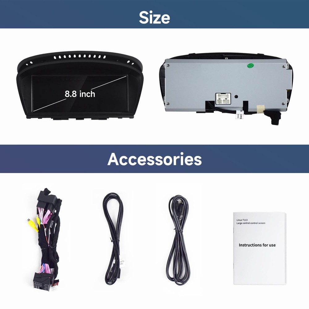 Wireless CarPlay TouchScreen For CIC BMW 3/5 Series E90 E91 E92/93 E60 E61 E63