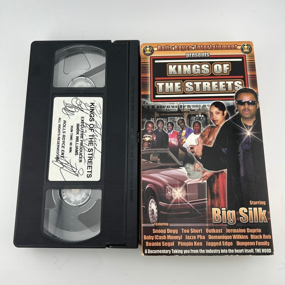 Kings of the Streets VHS 2002 Big Silk Autographed Hip Hop Documentary