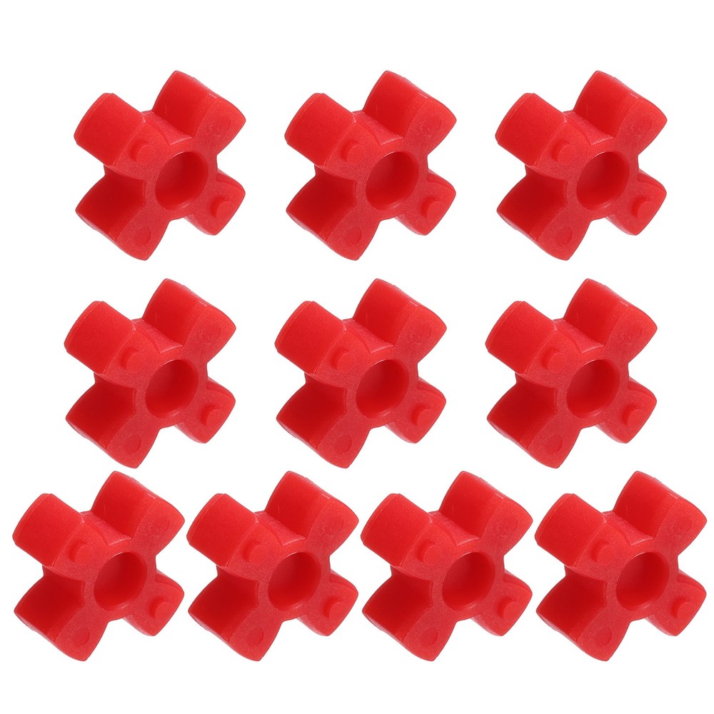 10pcs GS12 Coupling Insert for L-Jaw Coupling L-Jaw Coupler Set, Red