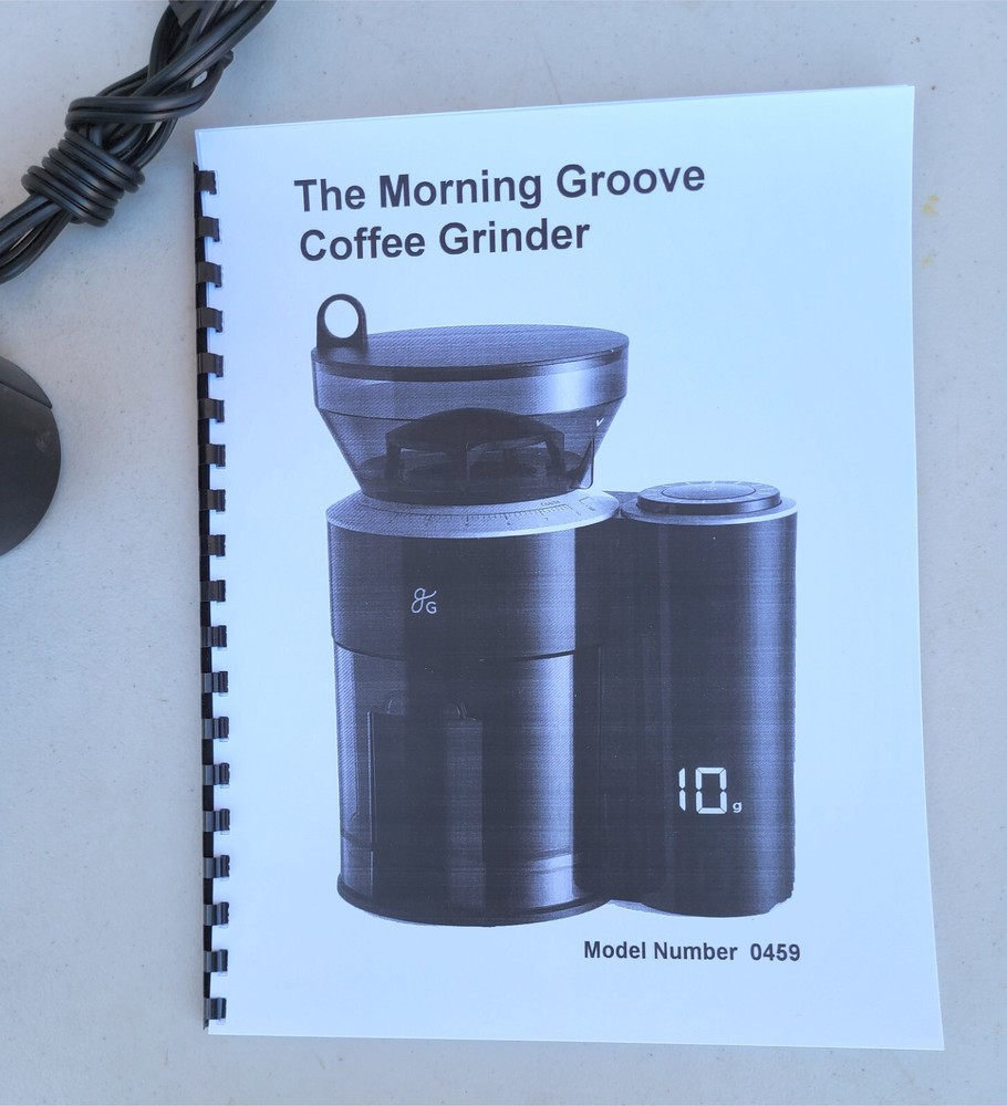 COFFEE GRINDER WITH BUILT-IN COFFEE SCALE, TESTED - READ DESCRIPTION!