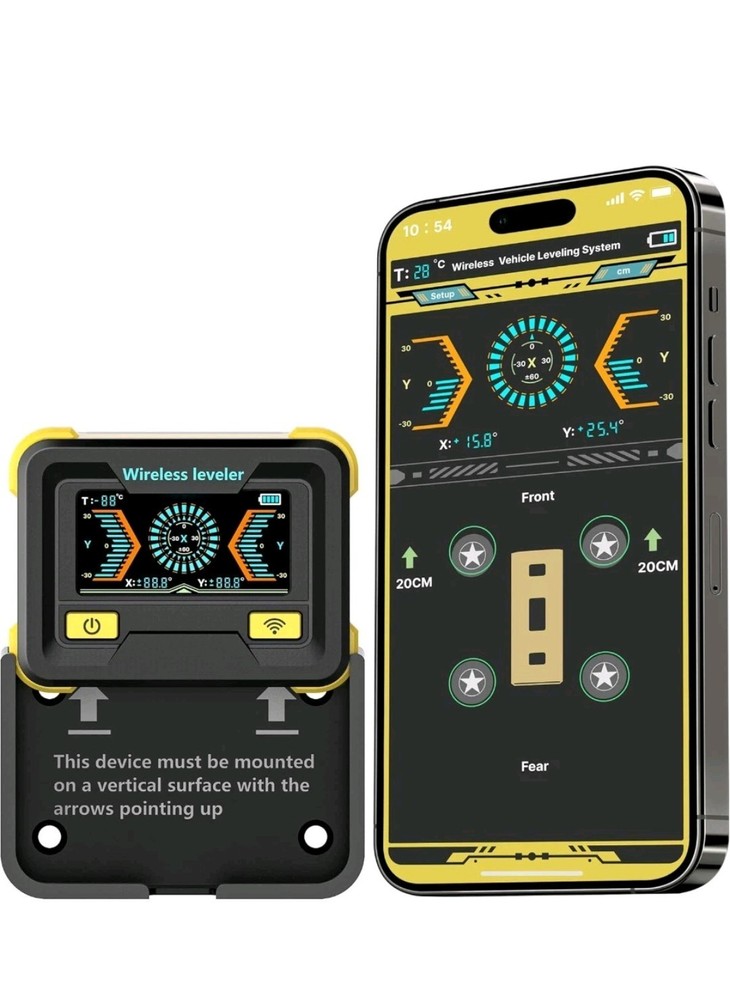 New Wireless RV Camper Leveling System Bluetooth NEW