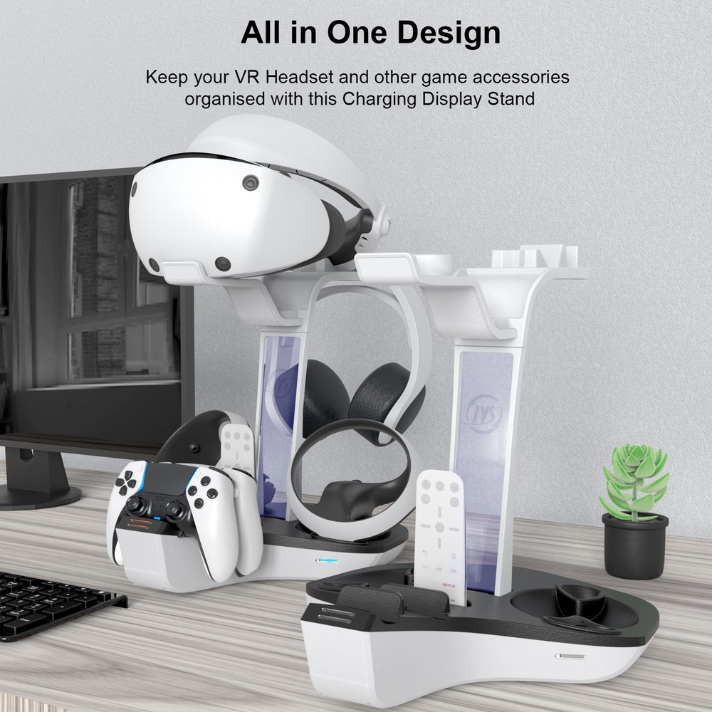 For Playstation 5 PS VR2 PS5 VR Stand Controller Charging Station Console Holder