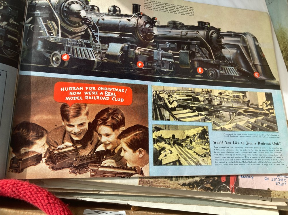 1940 Lionel Trains Model Railroad Train Catalog (MISSING COVER)