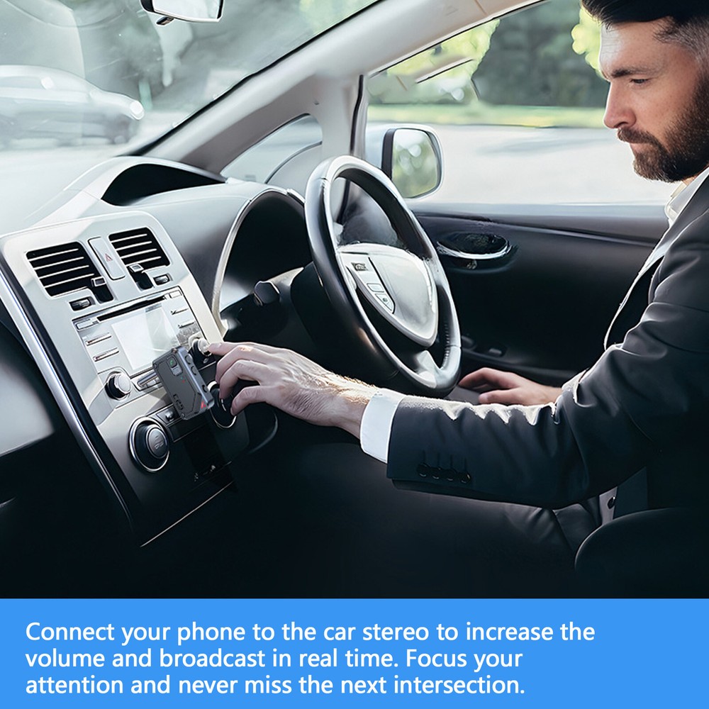 Bluetooth 5.3 Car Wireless Transmitter Receiver Adapter AUX Audio 3.5mm Jack-NQ9