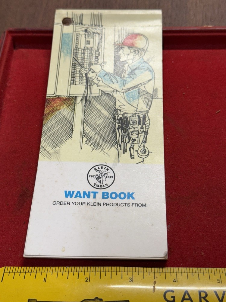 Klein Tools Want Book