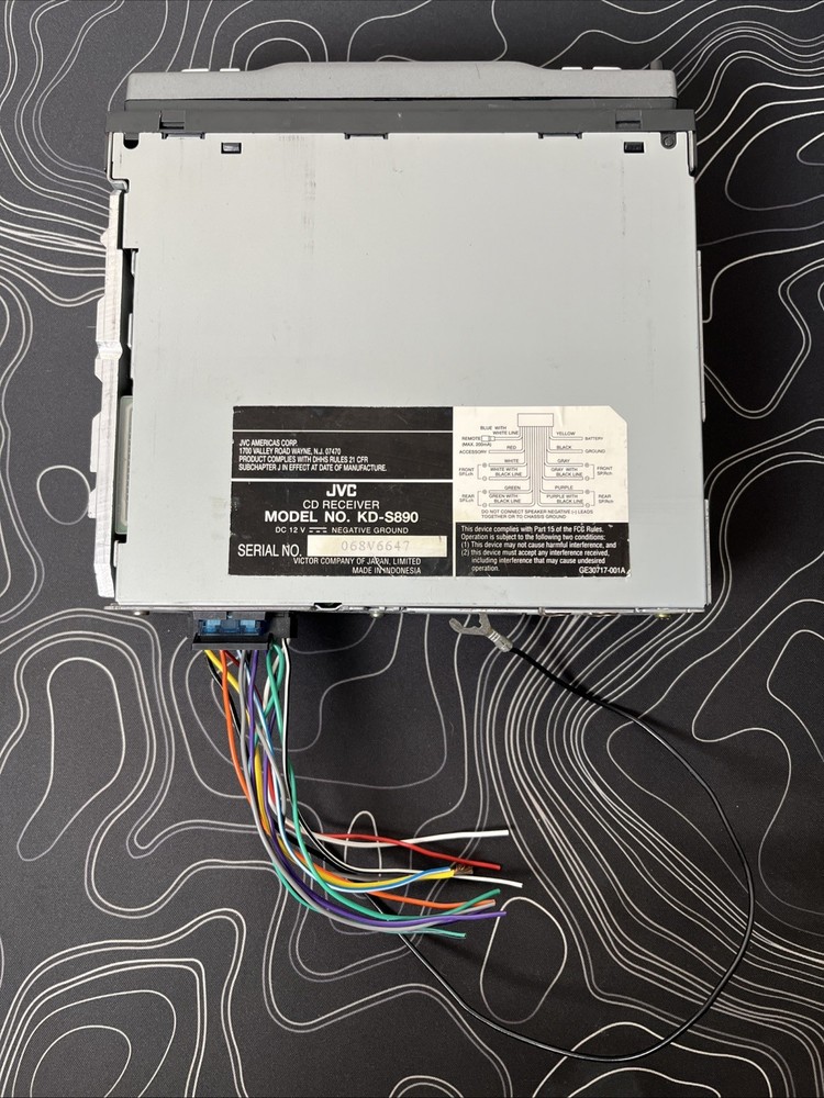 JVC KD-S890 Car Stereo Never Installed