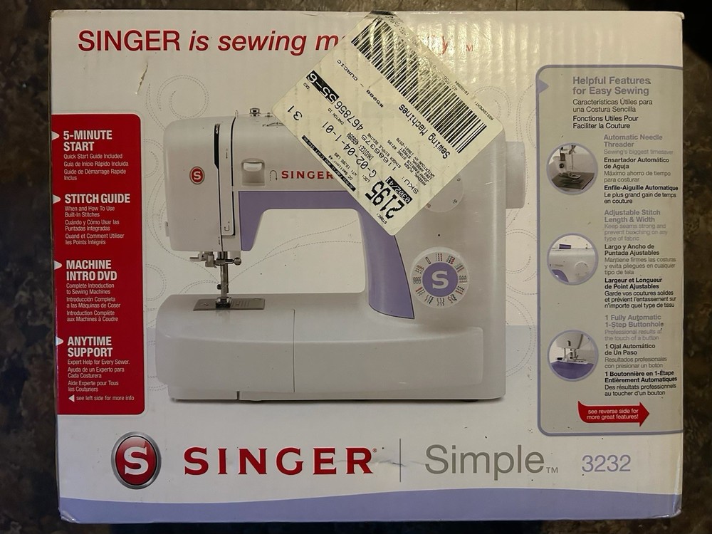 New Singer Simple Sewing Machine 3232