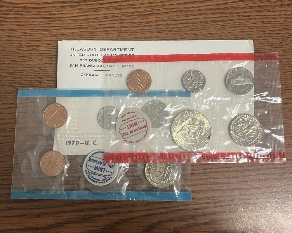 1970 MINT SET. ISSUED BY US MINT. Envelope, Opened 1x Available