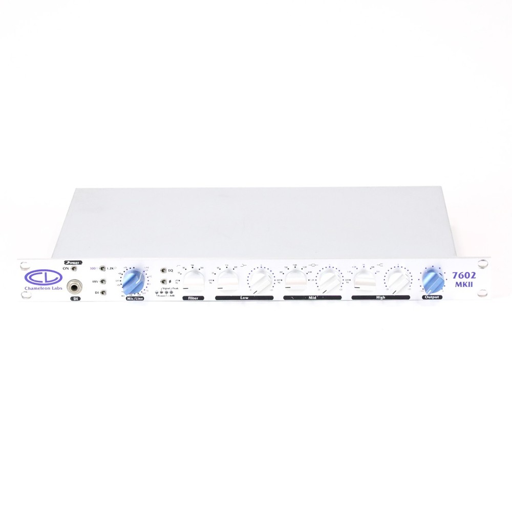Chameleon Labs 7602 MKII Microphone Preamp Mic Pre Equalizer EQ Studio Rack Unit