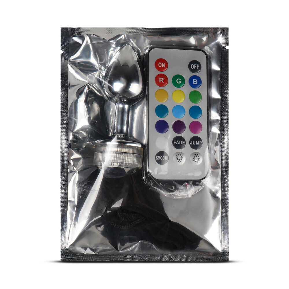L.E.D Light Up Butt Plug with 20 Key Remote Control Anal Booty Night Light Show