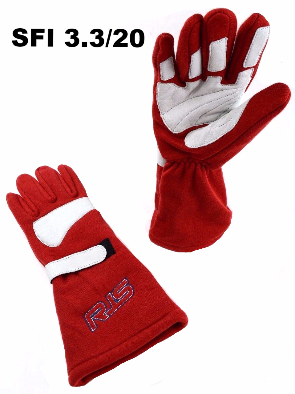 ALCOHOL RACING GLOVES SFI 3.3/20 RACING GLOVES 3-2A/20 RED SIZE 2X