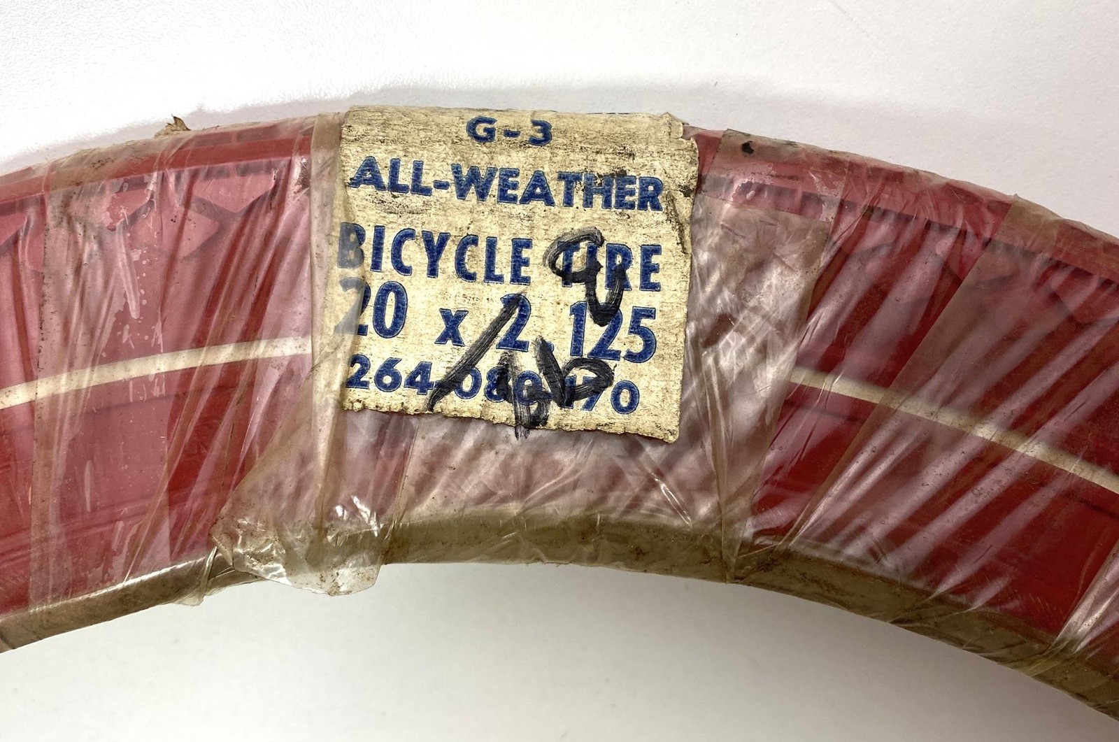 NOS Goodyear G-3 All Weather bicycle TIRE 20 x 2.125" RED