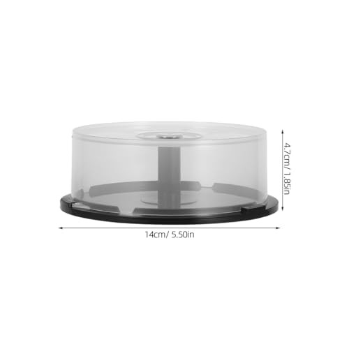 4pcs Cd Dvd Cake Box Spindle Plastic Column Empty Storage Container for 25