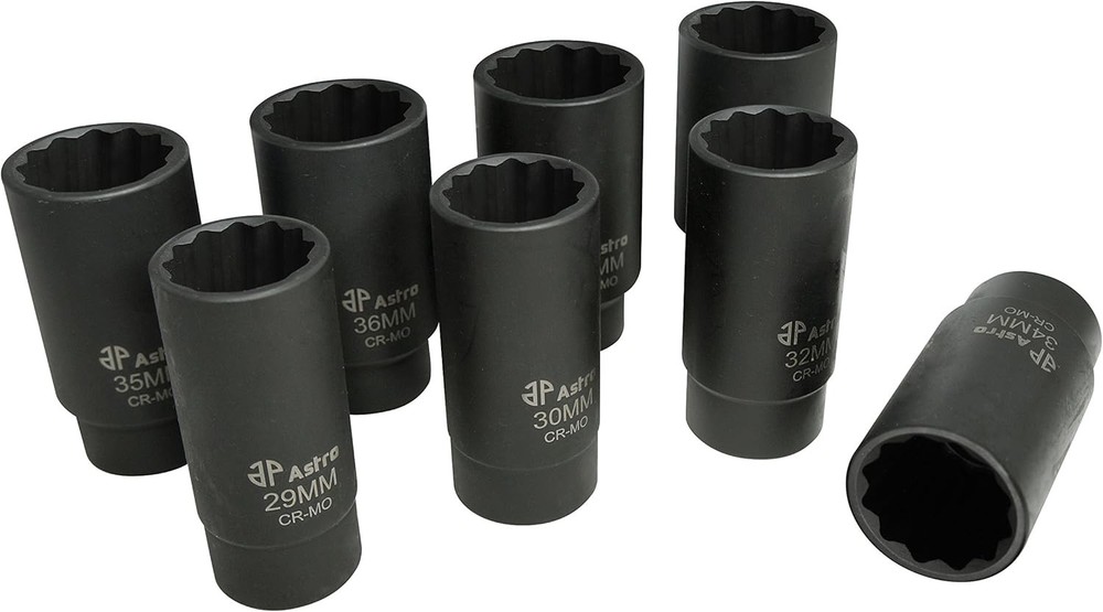 78868 12-Point Axle Nut Socket Set (8 Piece)