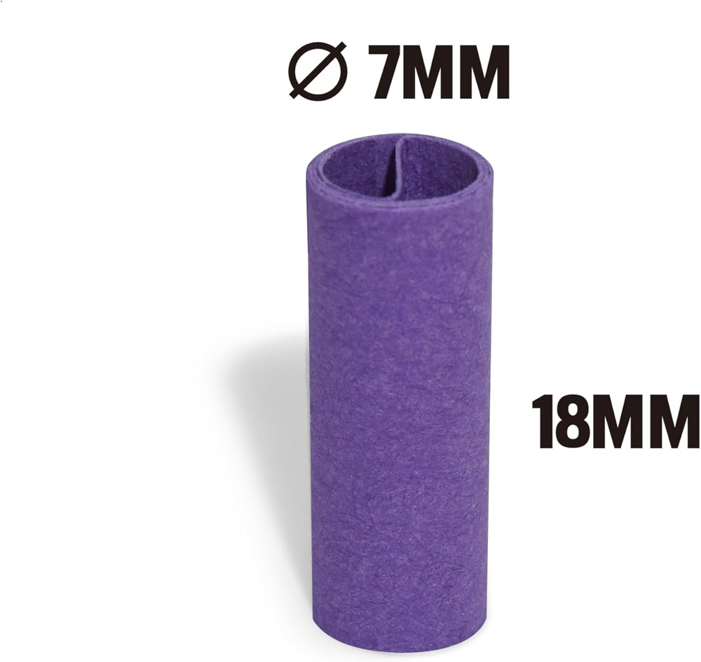 Purple Pre-Rolled Filter Tips, Ø7Mm - 500 Tips per Bottle
