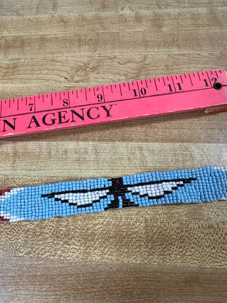 Beaded Head Band TURQUOISE Craft Non Native