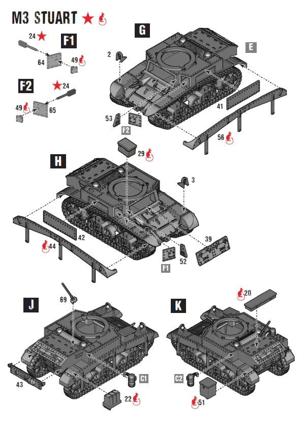 Bolt Action - M3 Stuart Platoon