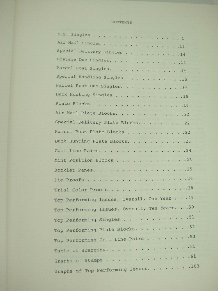 Datz Philatelic Index of United States Postage Stamps 1977 Market Data Hardback