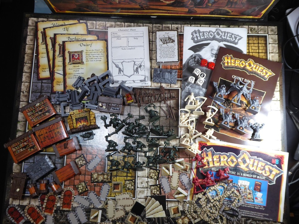 MB Games - Heroquest - Boxed - Unsure if complete - 1989 edition