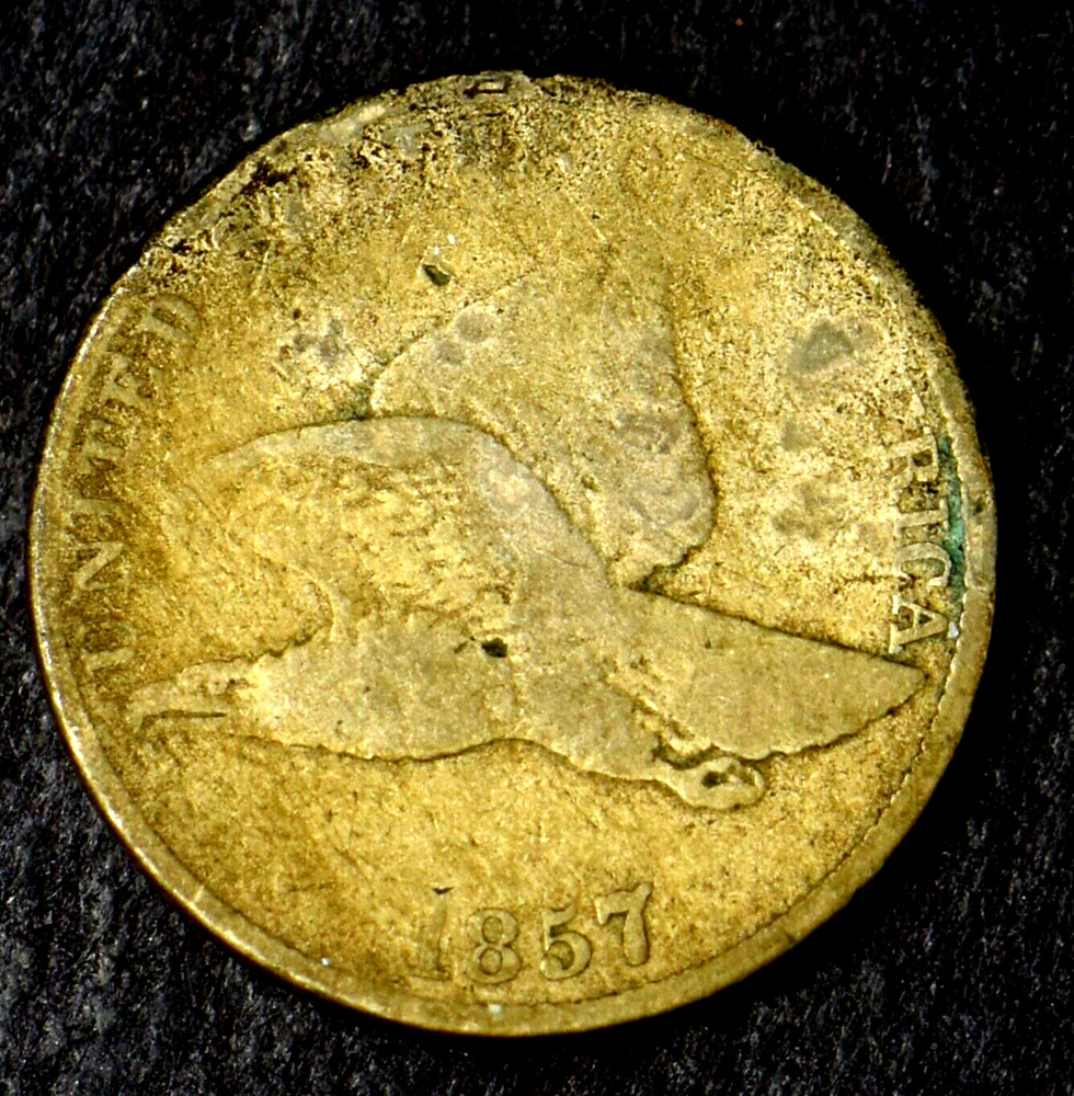 1857 Flying Eagle Cent 1C - COINGIANTS -