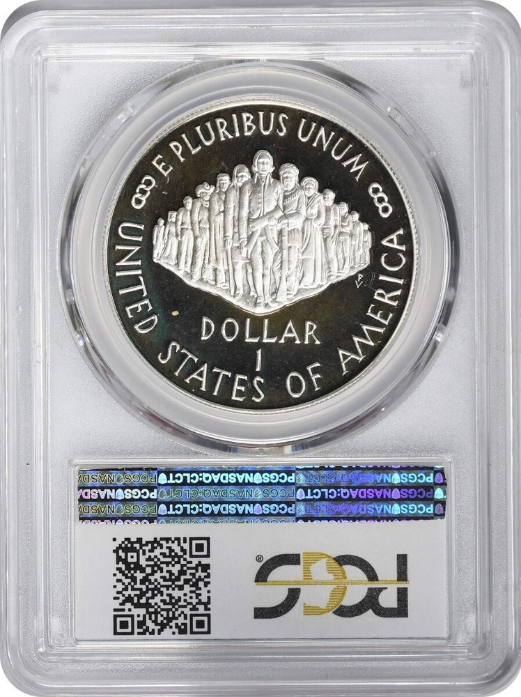 1987-S Constitution Silver Commemorative Dollar PR69DCAM PCGS Proof 69 Deep Cam