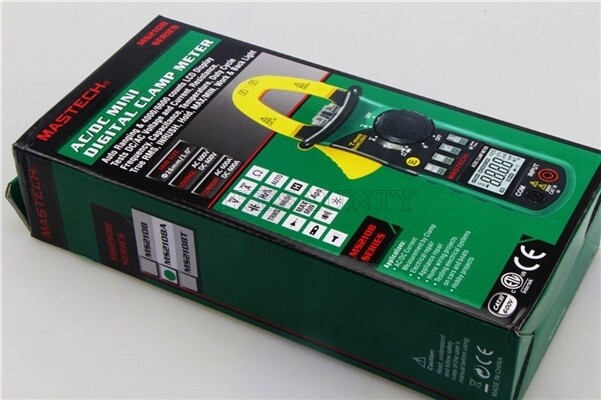 Digital Clamp Meter Multimeter 4000 Digits Mastech MS2108A AC/DC Volt Amp sq
