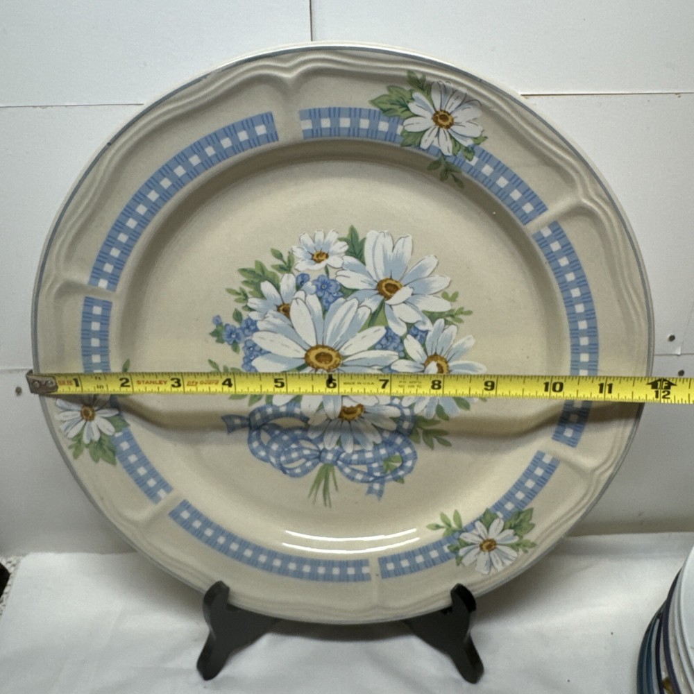 TIENSHAN DAISY BOUQUET 12” Platter
