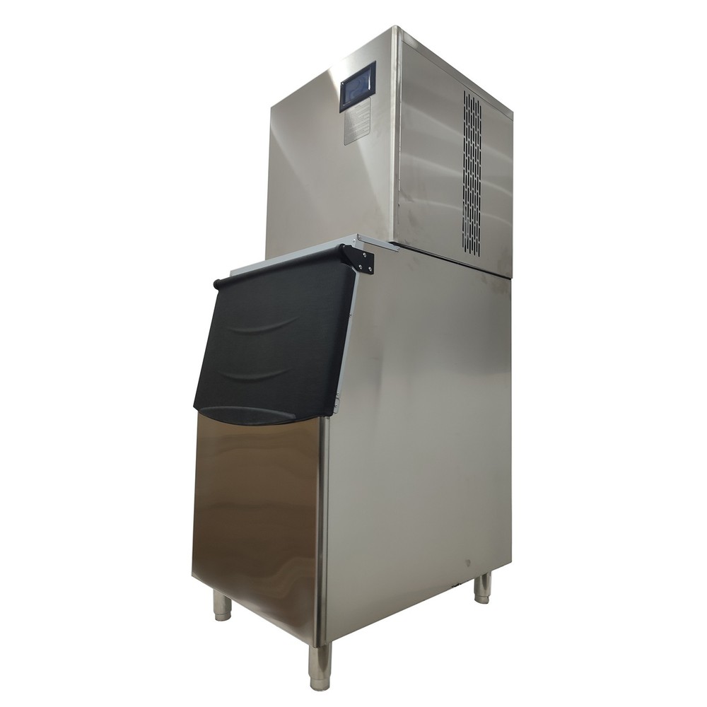 Ice Maker Automatic Commercial Ice Making Machine Storage Capacity 100KG 110V
