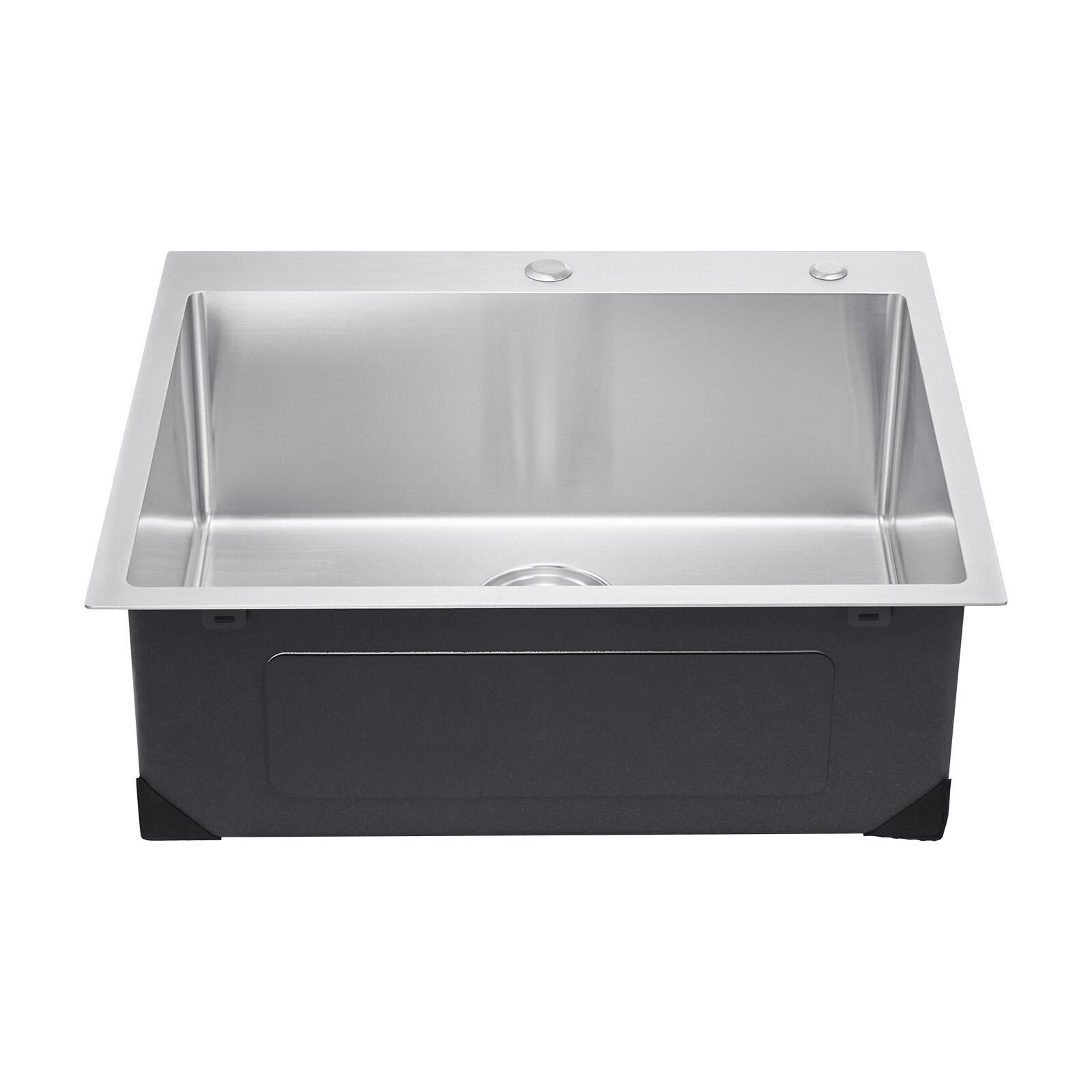 25" Drop In Kitchen Sink Single Bowl Stainless Steel Top Mount Kitchen Bar