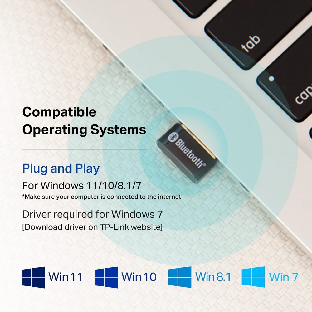 TP-Link UB500 Bluetooth 5.0 Wireless USB Dongle Adapter for PC Computer/XBox/PS4