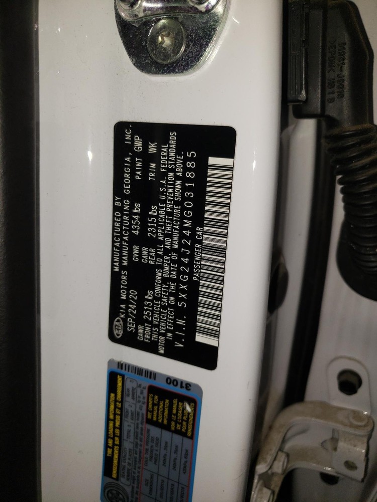 K5 Front Windshield Camera ID# 99210L3000, 21 22