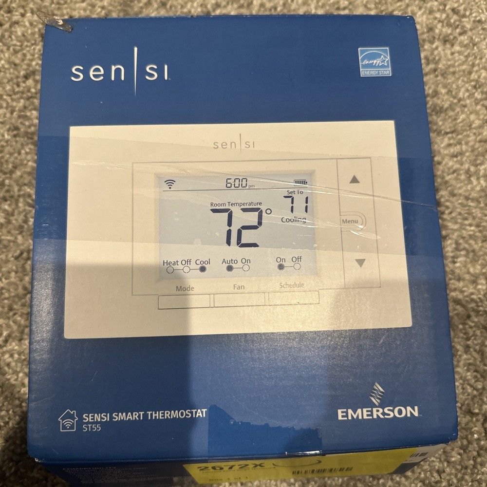 Emerson Sensi Smart Programmable Thermostat - White (ST55)