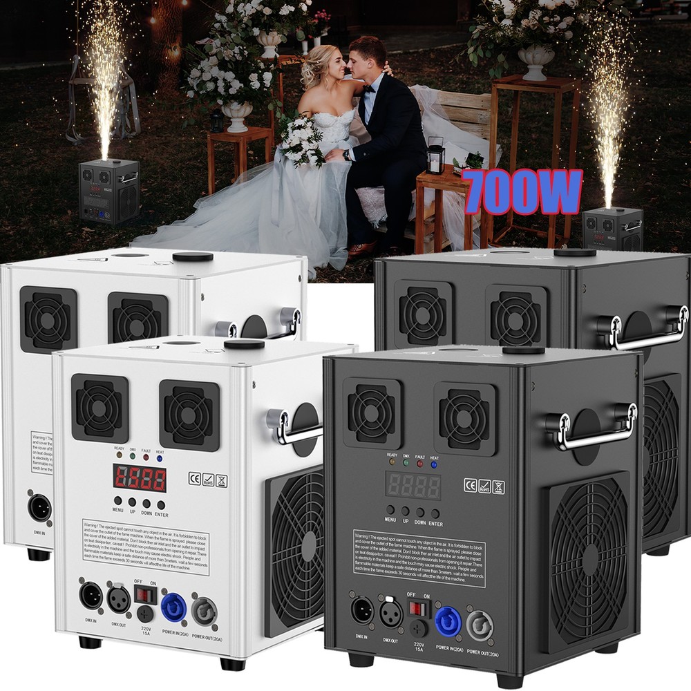 700W Cold Spark Machine Stage Effect Firework DMX DJ Event Party Wedding