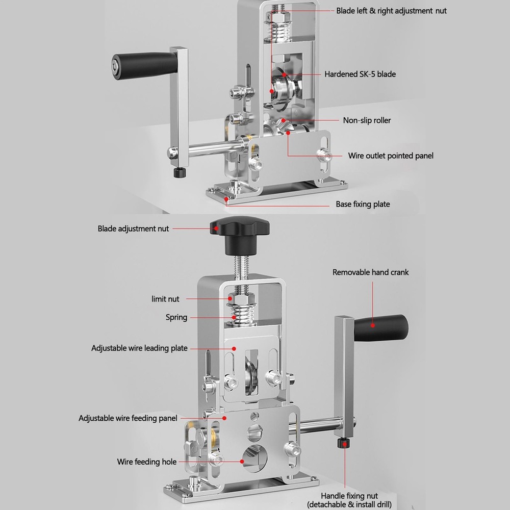 Manual Wire Stripping Machine Drill Powered Copper Wire Peeler Wire Stripper
