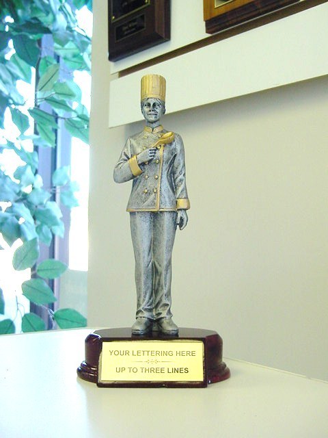 CHEF BAKE-OFF SCULPTURE AWARD TROPHY COOK OFF COOKING FREE ENGRAVING PRFC771 #
