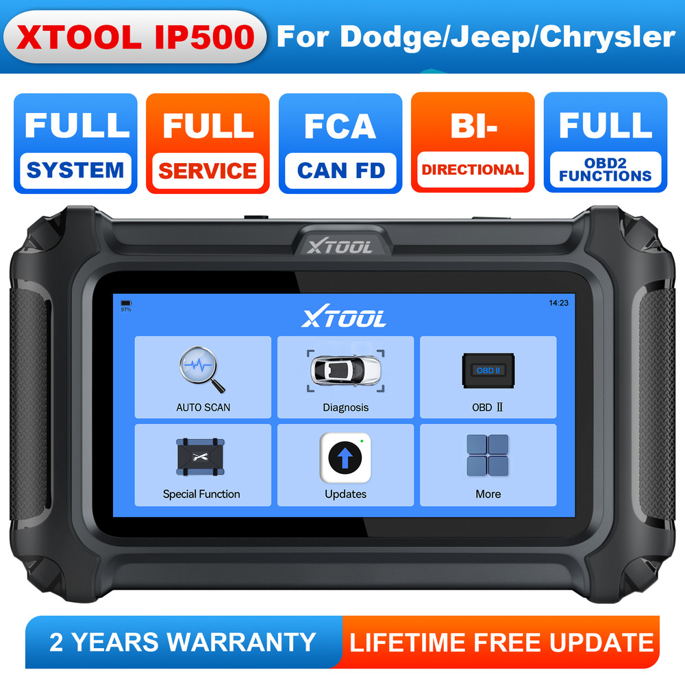 XTOOL IP500 All System Diagnostic Tool OBD2 Scanner For Chrysler, Dodge, Jeep