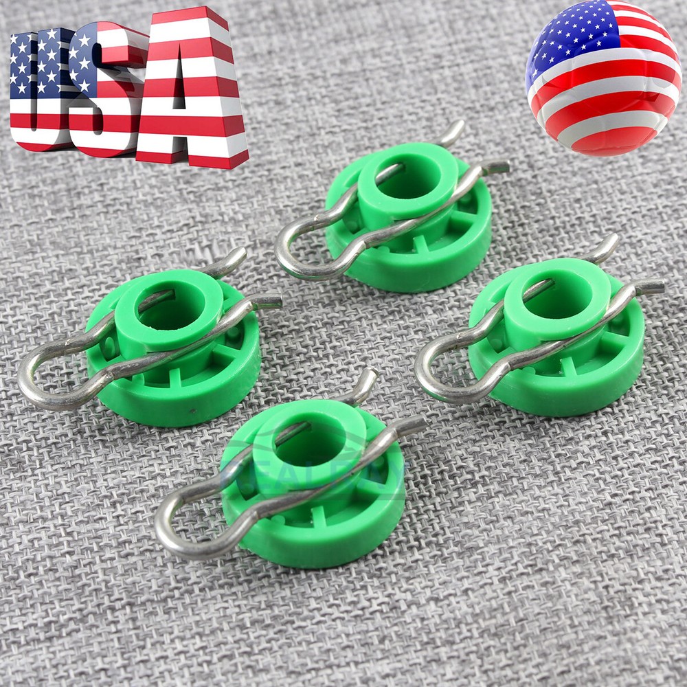 4pcs 4493433 Front Power Window Regulator Guide Roller Clip For Saab 900 9-5 9-3