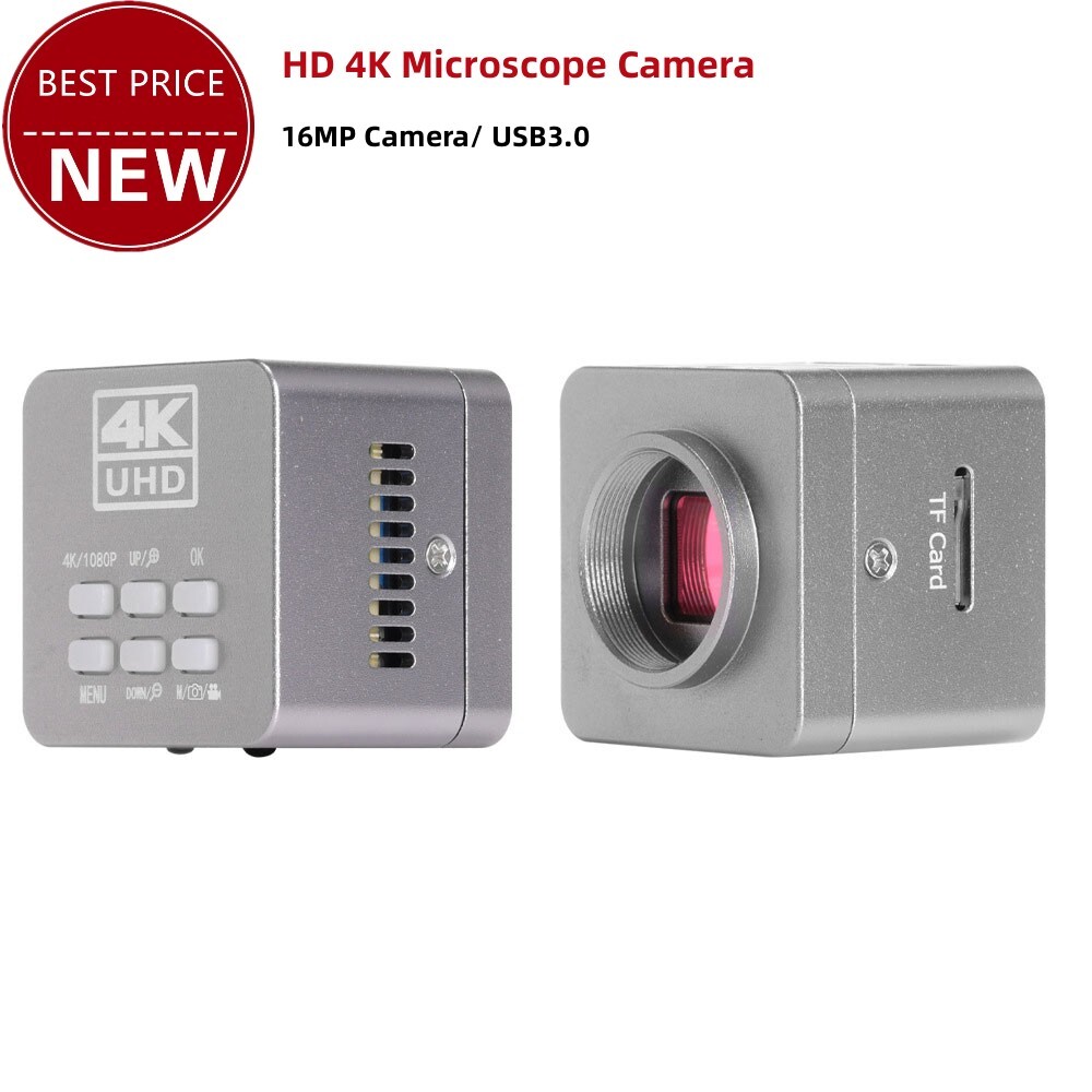 HY-6210S Grey HD 4K Microscope Camera Electronic Eyepiece 16MP Camera USB3.0