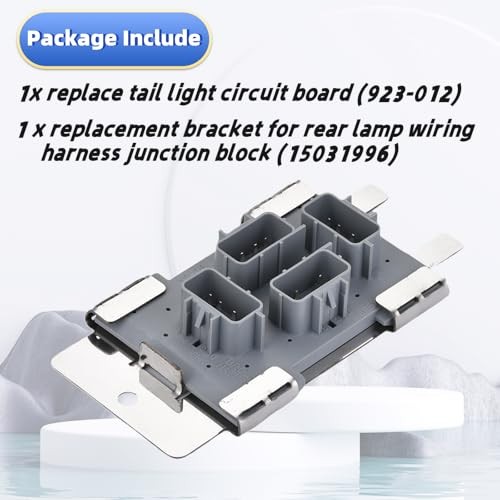 Tail Light Circuit Board with Stainless Bracket Compatible with